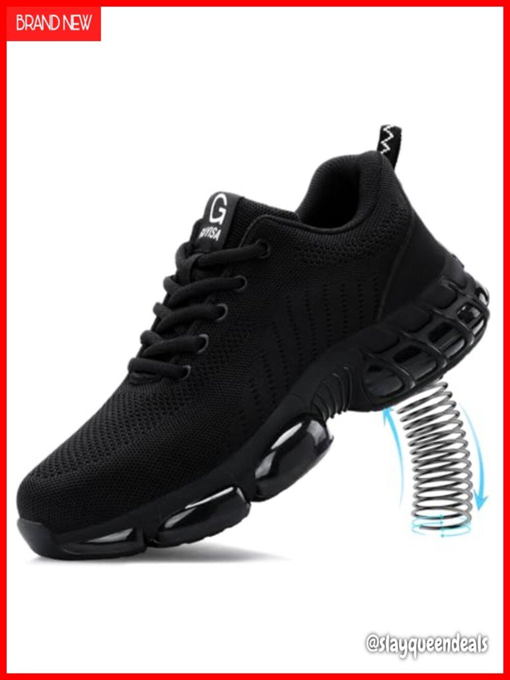 Steel Toe Work Shoes Lightweight Safety Sneakers Kevlar Puncture Resistant